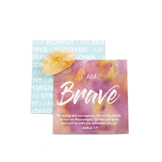 Affirmation Gem - Brave