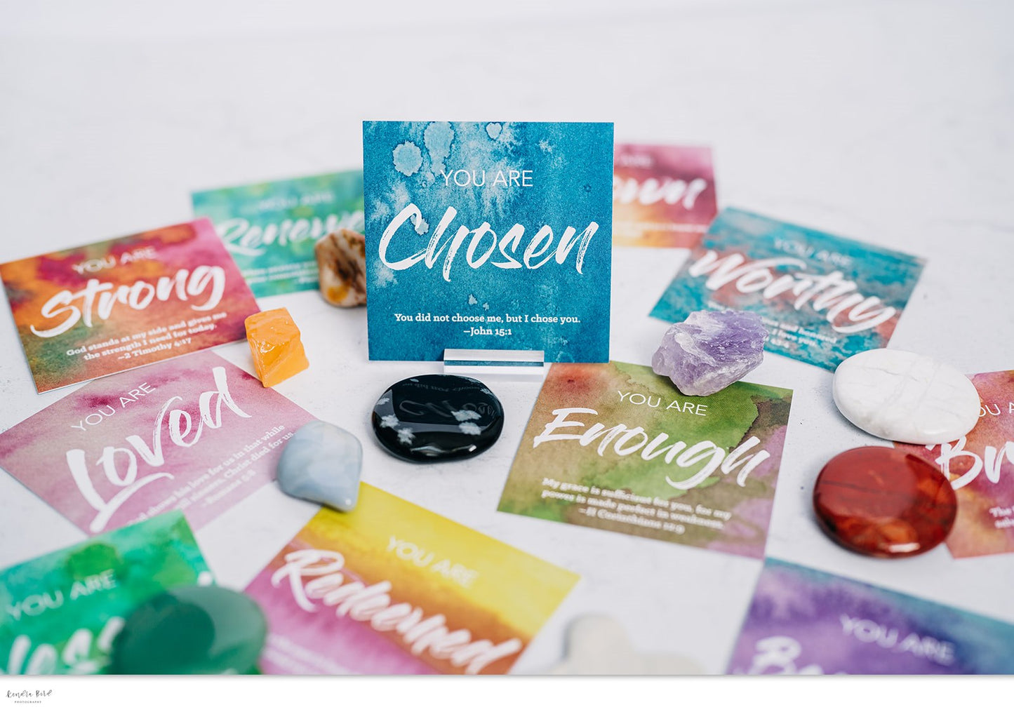 Affirmation Card & Stone Single Sets (Previous Version)