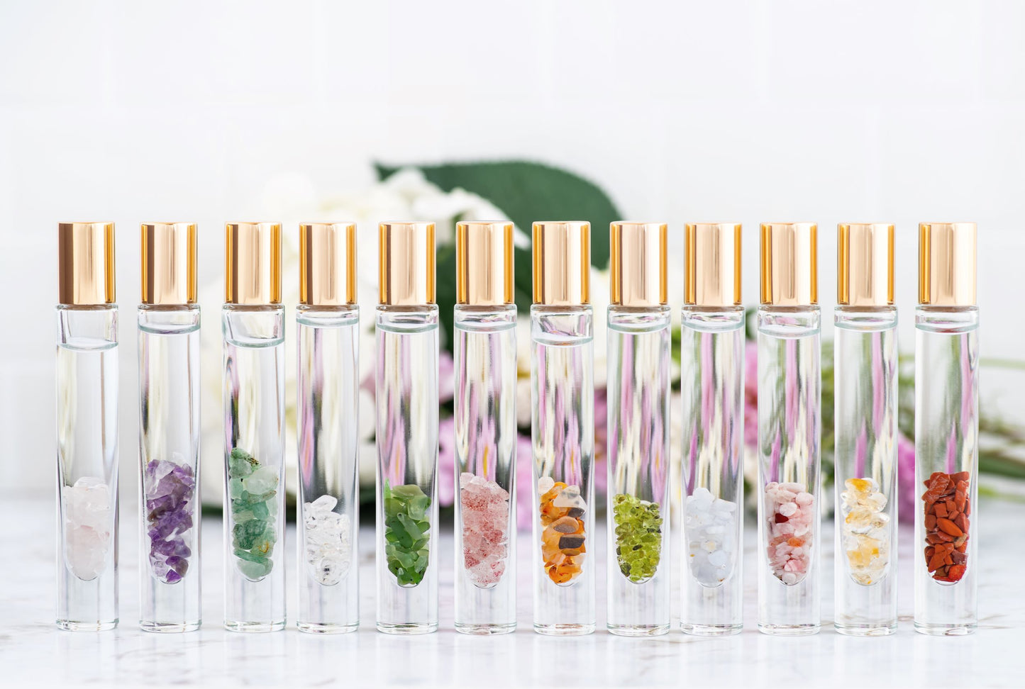 Crystal Roller Bottles - Pack of 3