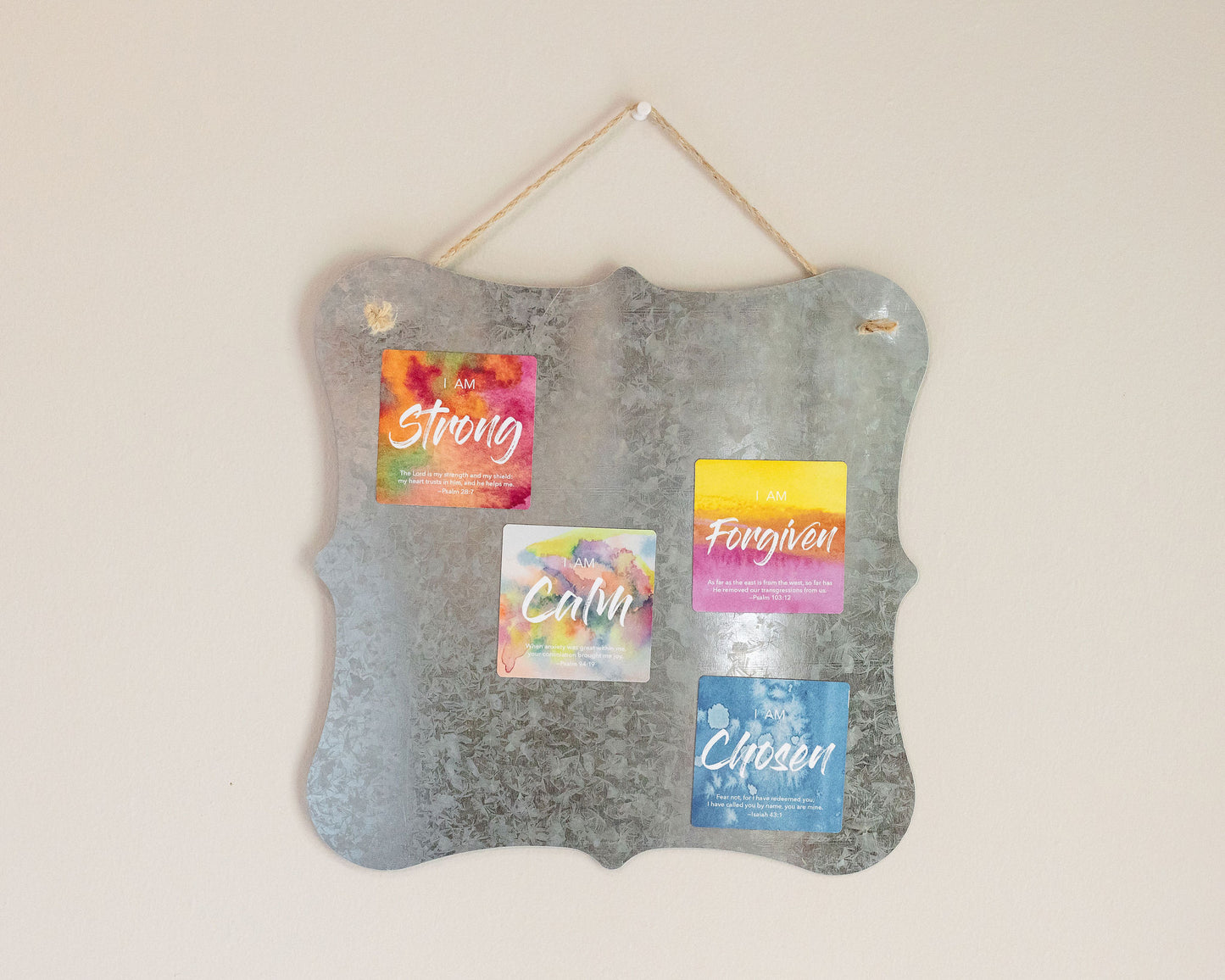 Affirmation Magnet Tin Board