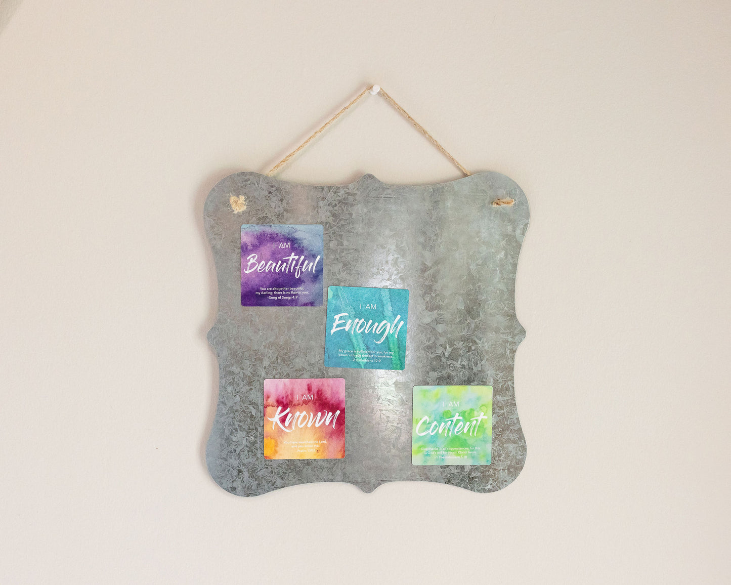 Affirmation Magnet Packs of 4 or Complete set of 12