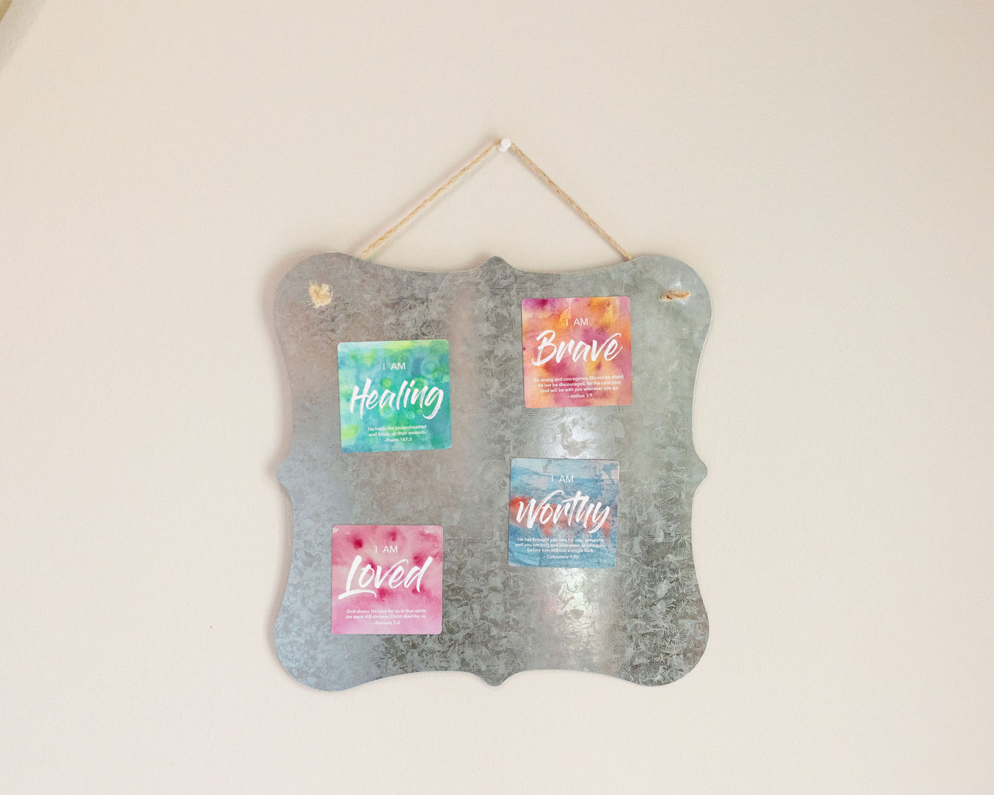 Affirmation Magnet Tin Board