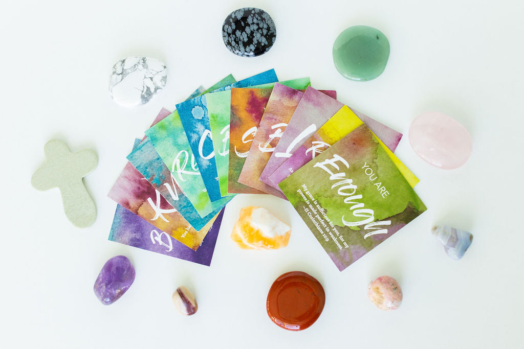 Affirmation Card & Stone Single Sets (Previous Version)