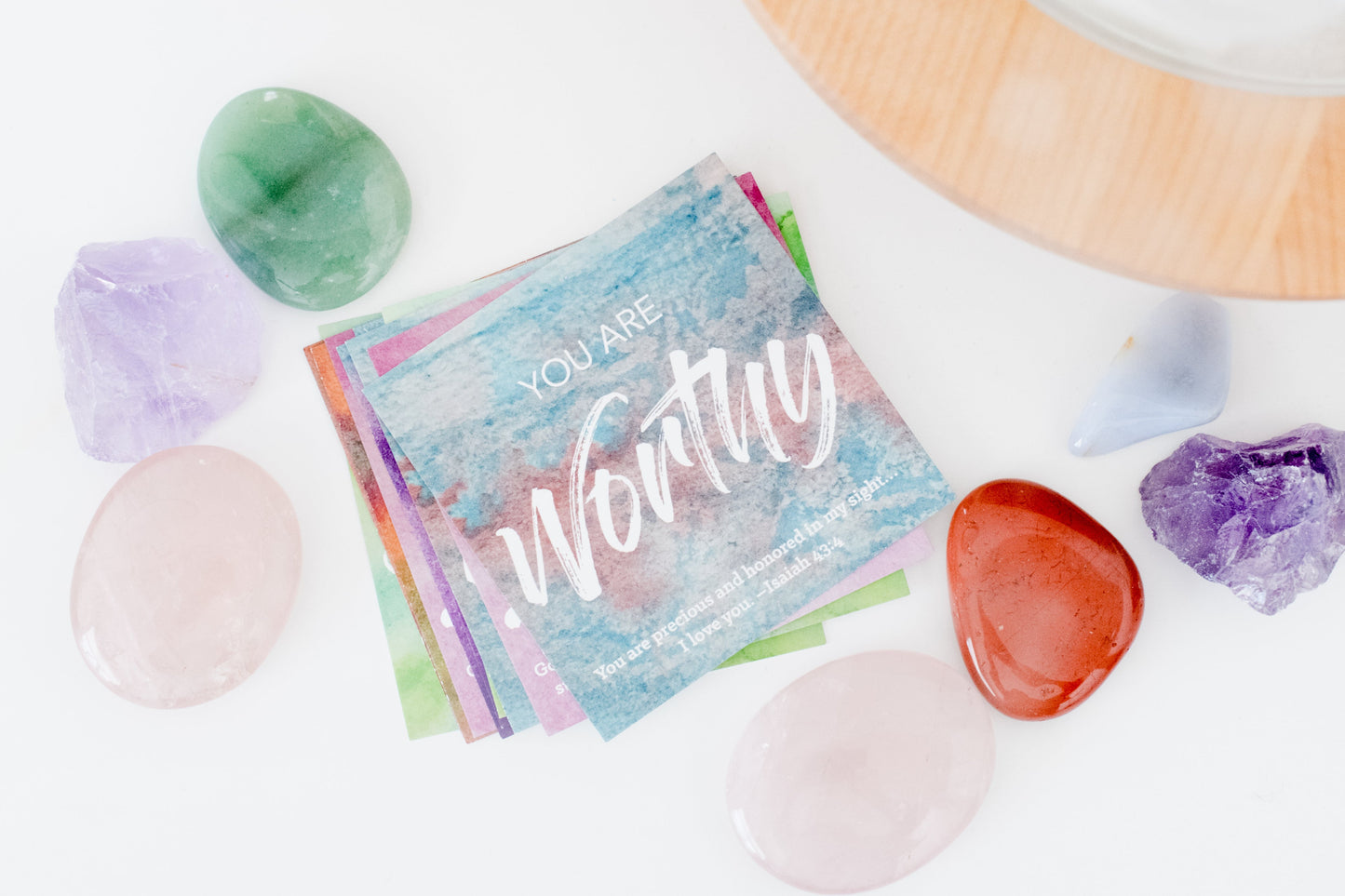Affirmation Card & Stone Single Sets (Previous Version)
