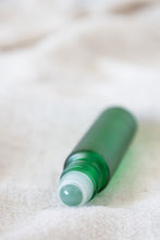 Load image into Gallery viewer, SO LUCKY Green bottle with green aventurine rollerball

