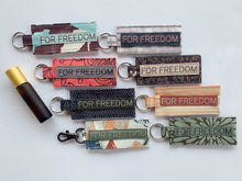 Load image into Gallery viewer, For Freedom Roller holder keychain with roller bottle *Supports Sak Saum Fair-Trade Ministry
