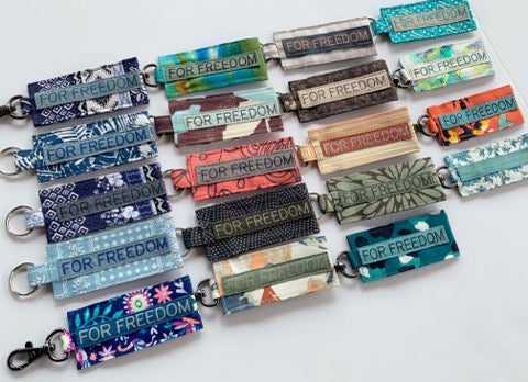For Freedom Roller holder keychain with roller bottle *Supports Sak Saum Fair-Trade Ministry
