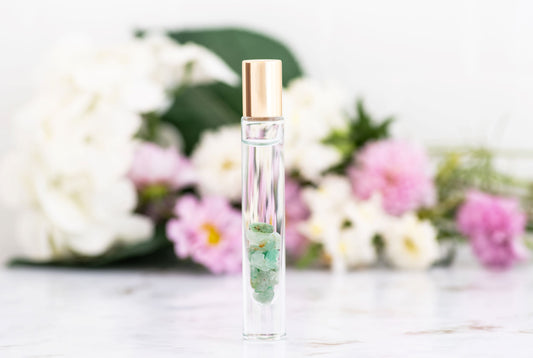 Crystal Roller with GREEN AVENTURINE - March Celebration stone