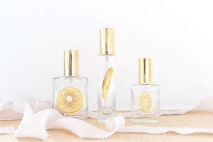 Perfume Bottle Trio - Glamorous Gold