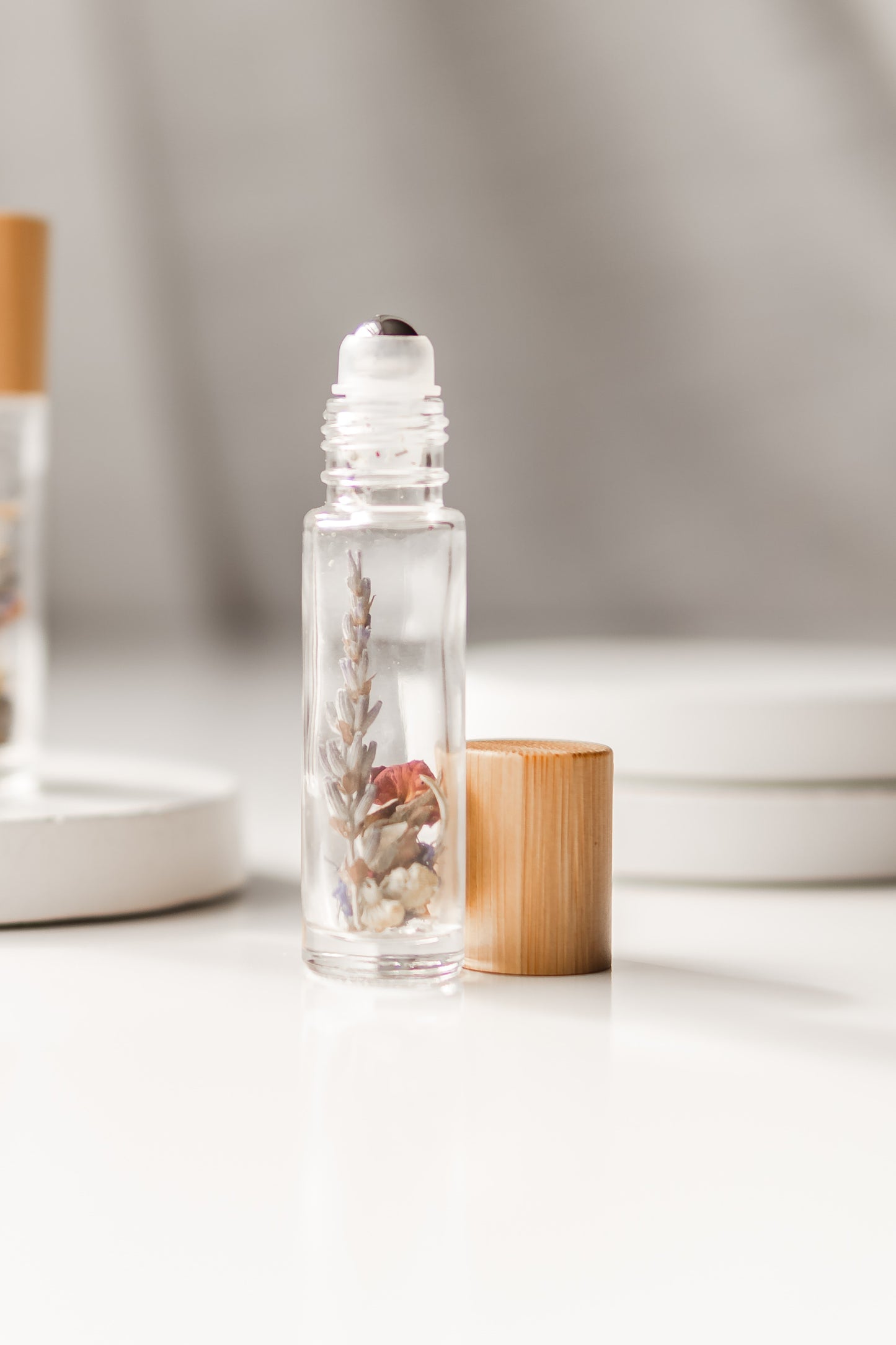 Botanical roller singles with seed paper card