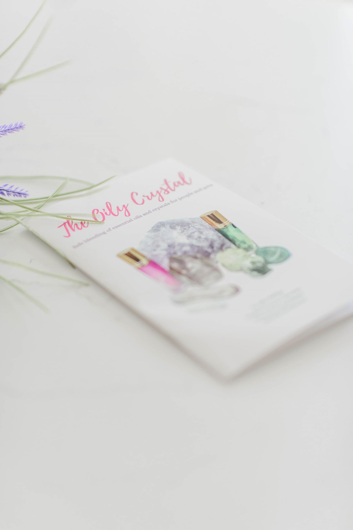 Oily Crystal booklet and starter crystal roller set
