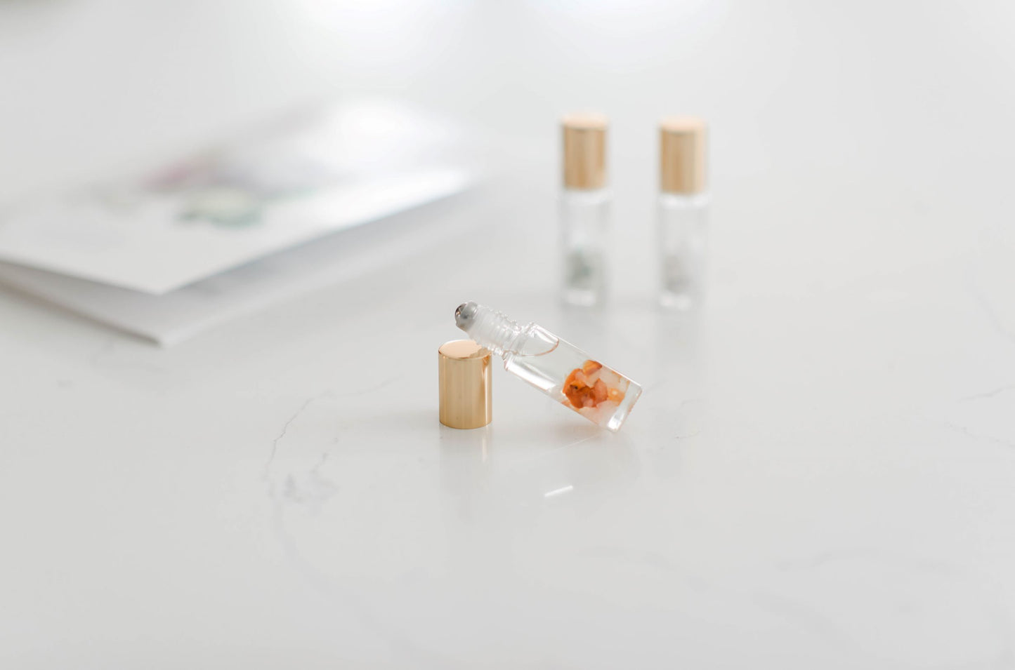 Oily Crystal booklet and starter crystal roller set