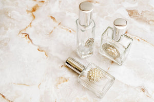 Perfume Bottle Trio - Striking Silver