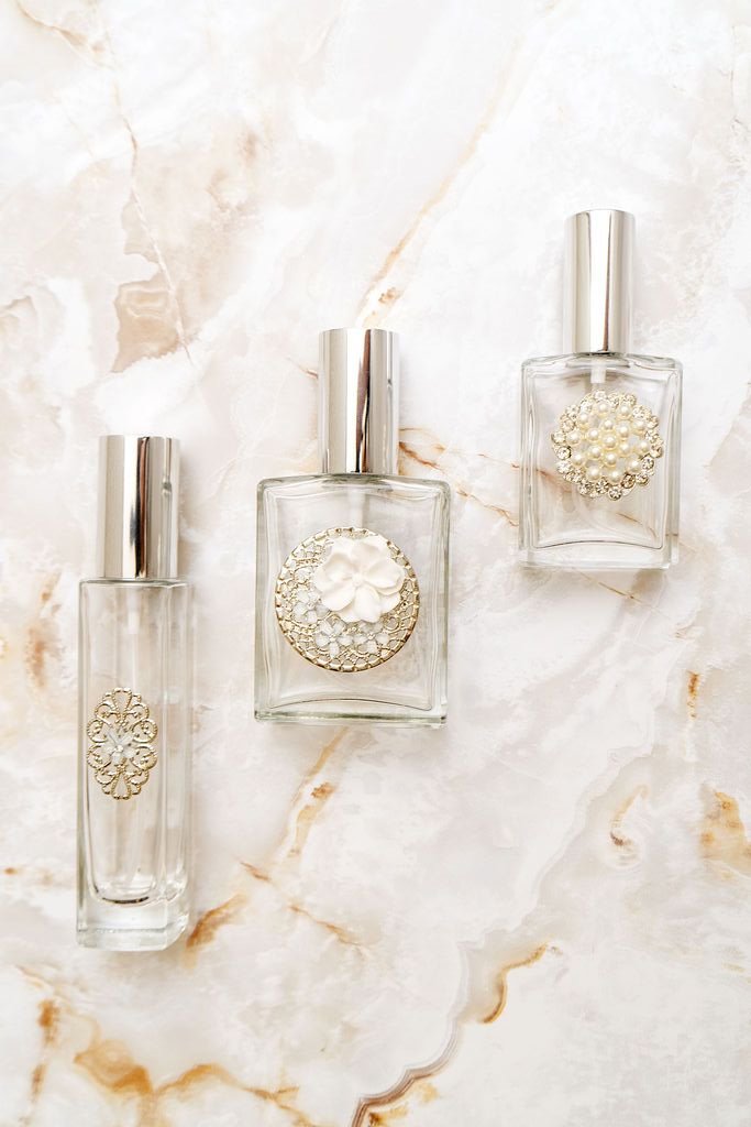 Perfume Bottle Trio - Striking Silver