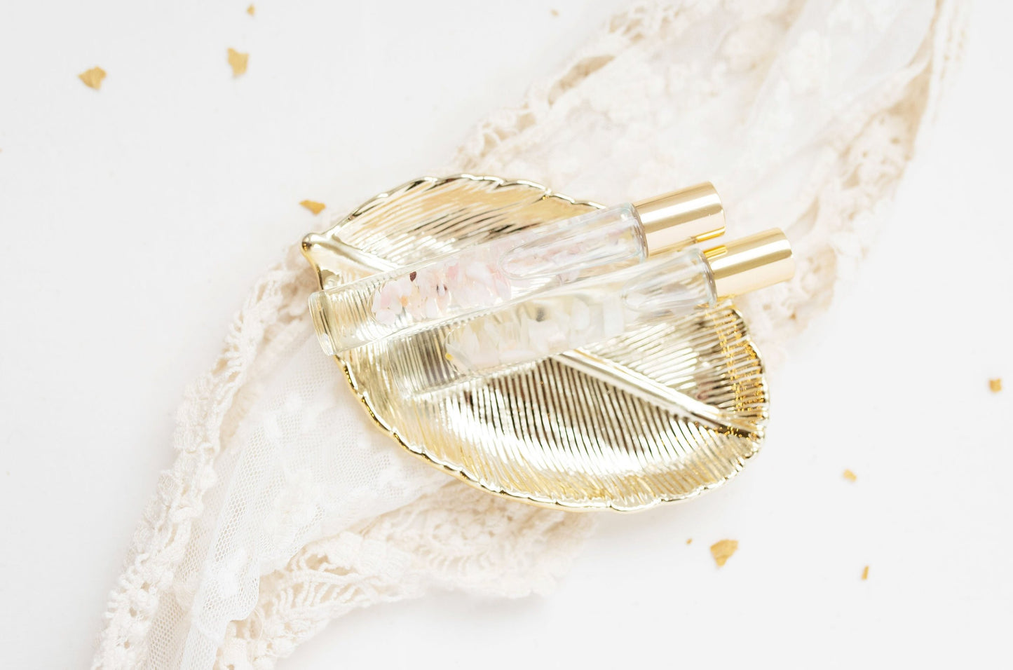 Crystal Roller with CLEAR QUARTZ - April Birthstones