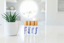 Load image into Gallery viewer, All the Feels roller bottle set with bamboo caps

