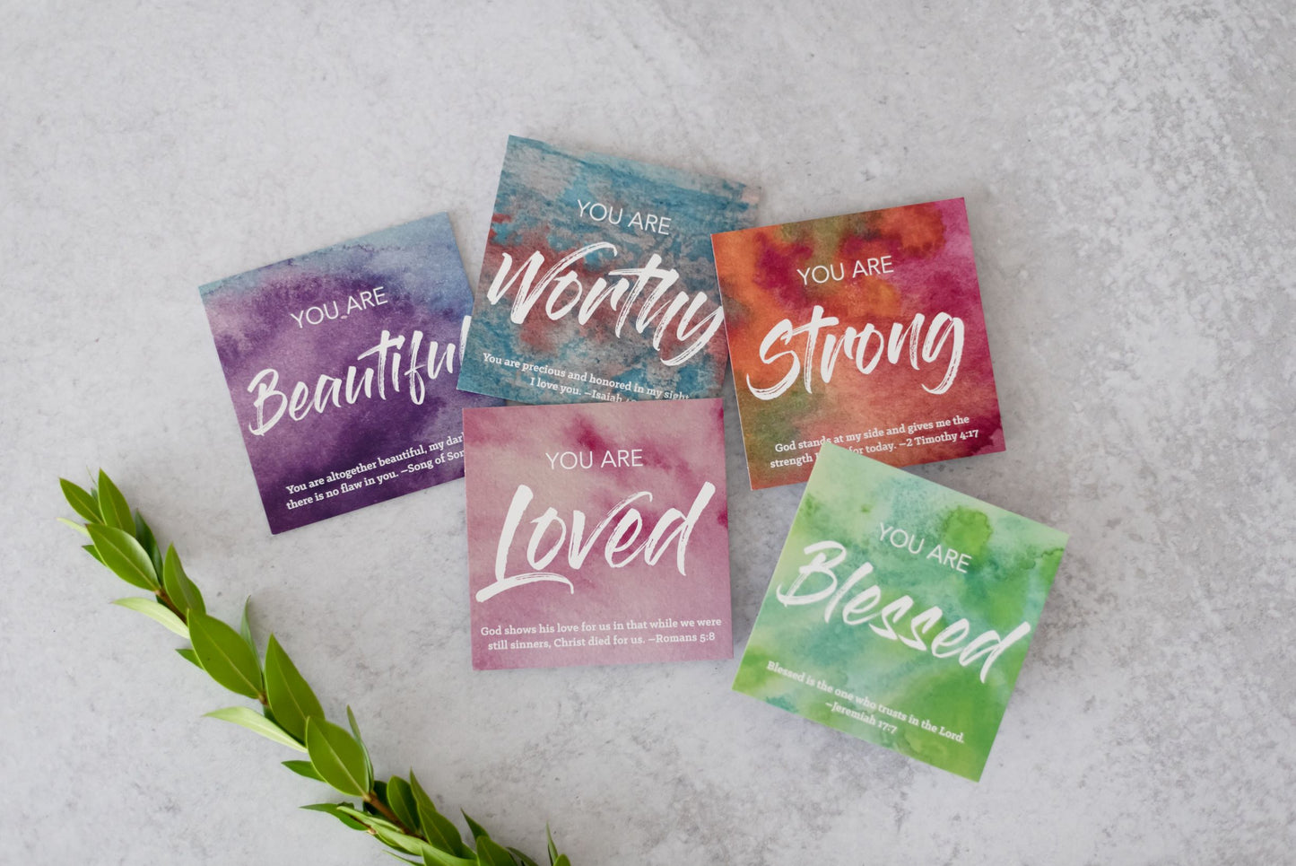 You are Blessed - Green Aventurine Crystal Roller bottle & Necklace set