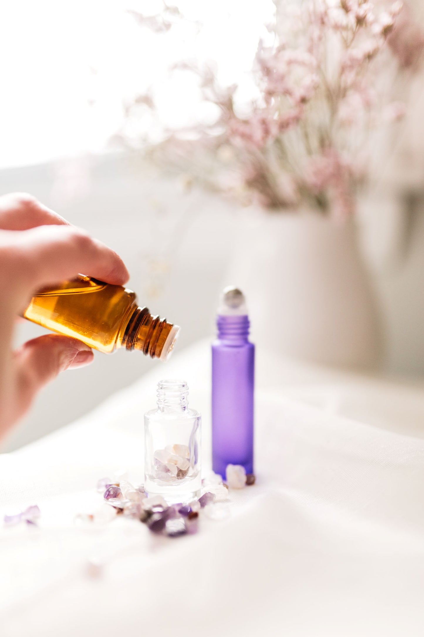 Perfect Pairing Crystal & Botanical roller duos