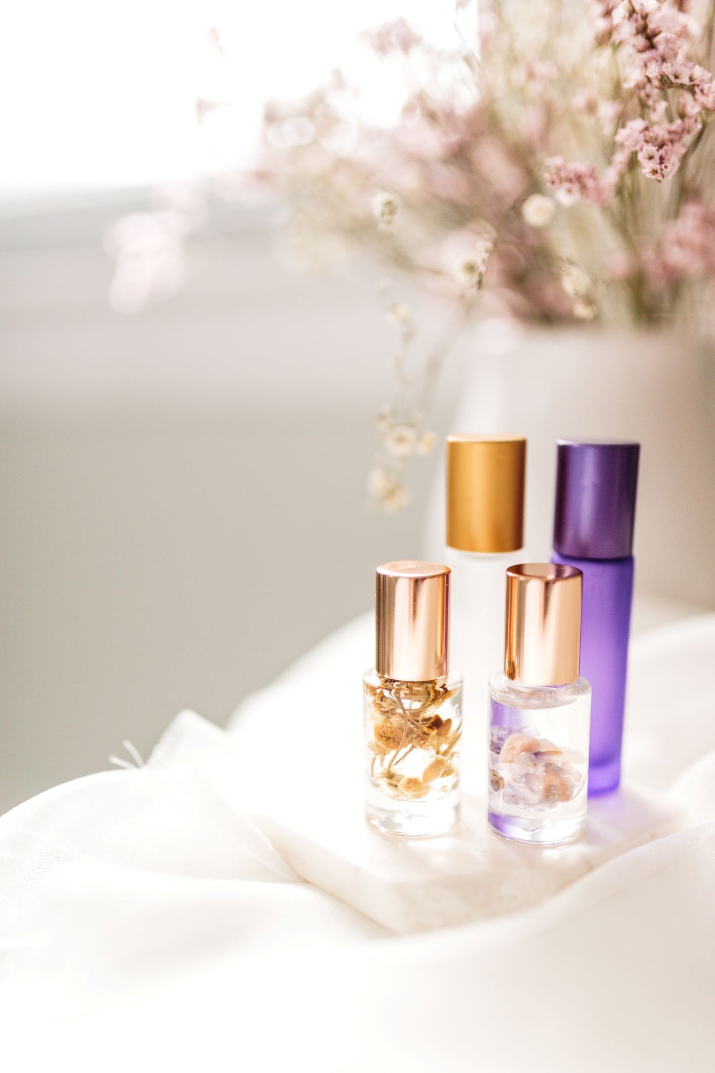 Perfect Pairing Crystal & Botanical roller duos