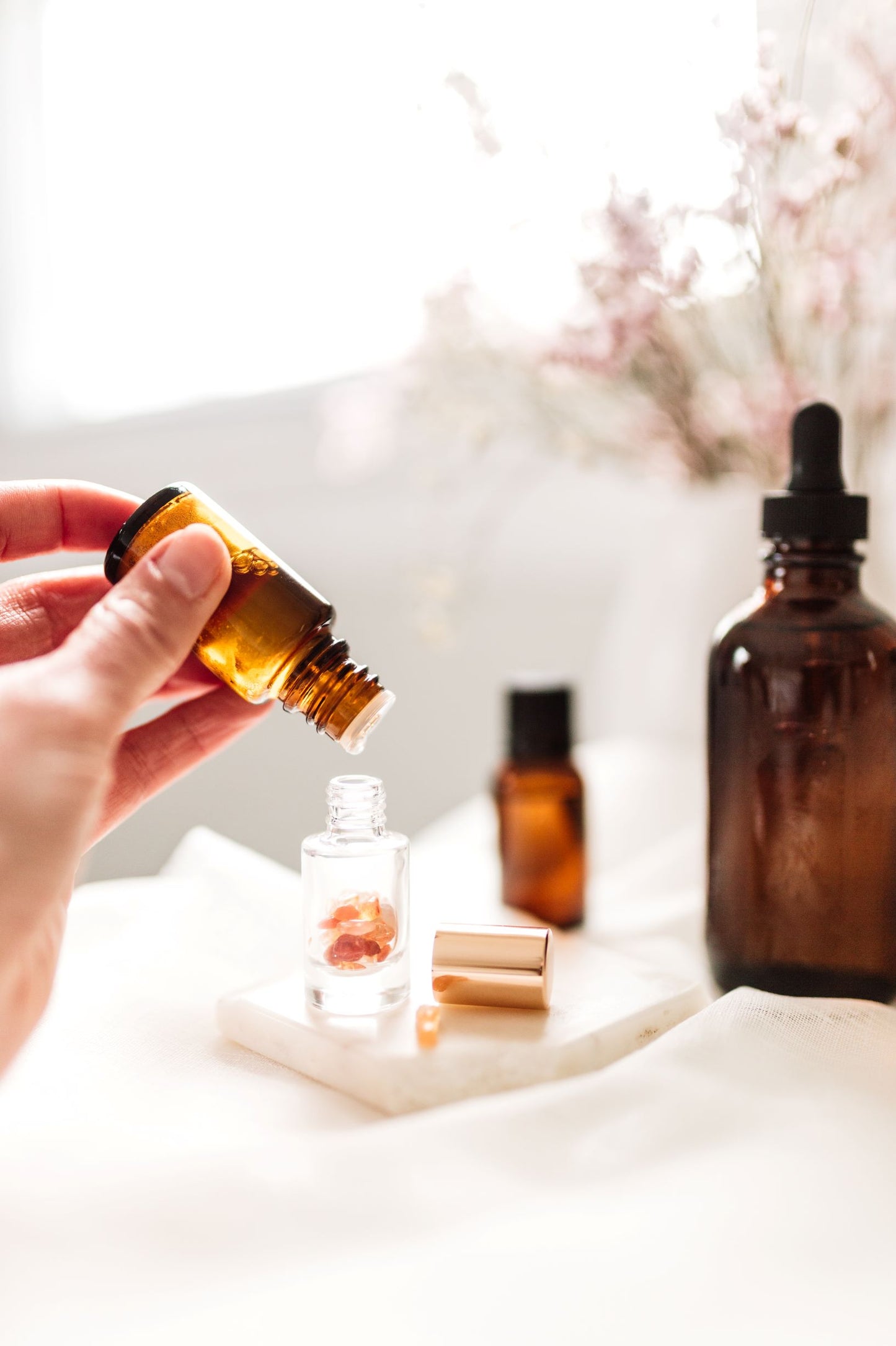 Perfect Pairing Crystal & Botanical roller duos