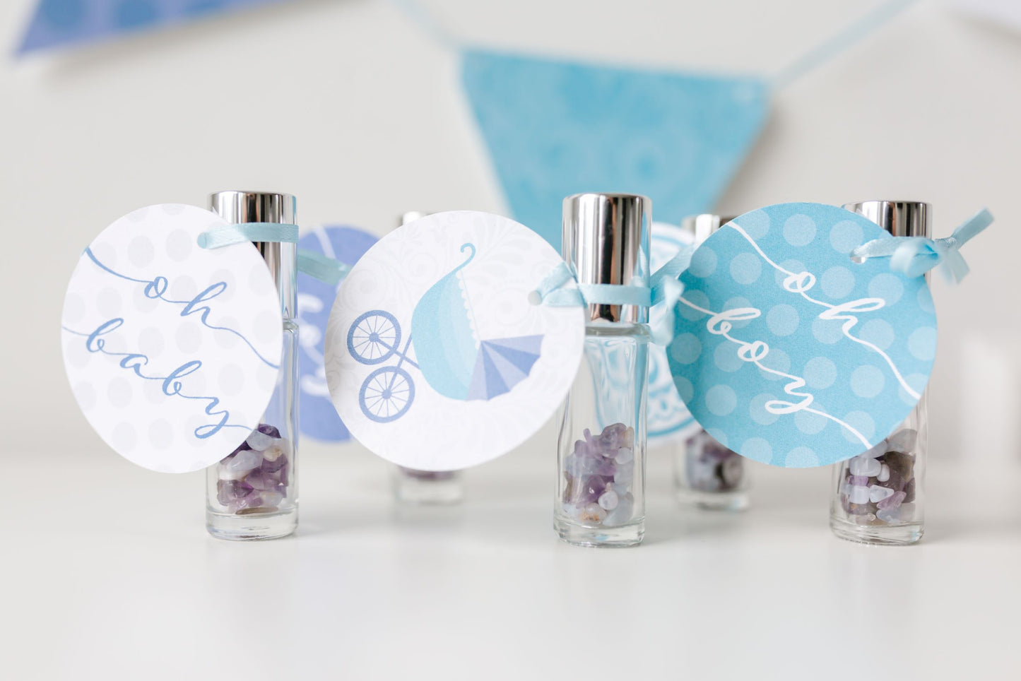 Let's Party! Baby Boy Shower Roller Favors