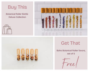 Pink Friday Special #4, Botanical Roller Bottle Deluxe Collection with FREE Boho Roller favor set!