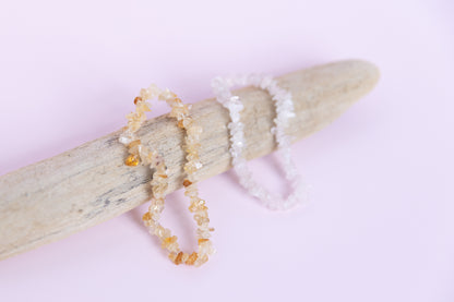 Crystal Chip Affirmation Bracelet