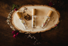 Load image into Gallery viewer, Pink Friday Special #12 - Botanical roller Trio with seed paper cards plus FREE &quot;bouquet in a bottle&quot; botanical roller

