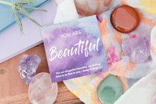 Load image into Gallery viewer, Affirmation Card &amp; Stone Single Sets
