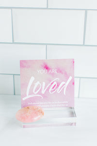 Pink Friday Special #3, You are Loved Affirmation Set with FREE magnet