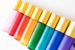 Roller bottle bulk specials - Rainbow Colored Bottles