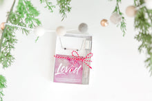 Load image into Gallery viewer, Pink Friday Special #10 - You are Loved - Rose Quartz Crystal Roller bottle &amp; Necklace set with FREE You are Brave Affirmation Set

