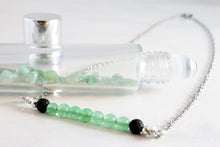 Load image into Gallery viewer, You are Blessed - Green Aventurine Crystal Roller bottle &amp; Necklace set
