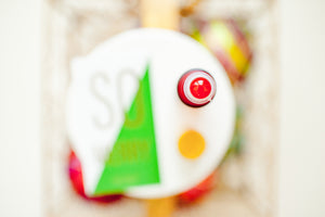 SO MERRY with Red agate rollerballs—perfect for December—SO Collection