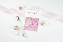 Load image into Gallery viewer, You are Loved - Rose Quartz Crystal Roller bottle &amp; Necklace set

