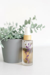 For Your Eyes Only, bamboo bottle set with botanicals